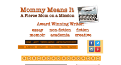 Desktop Screenshot of mommymeansit.com